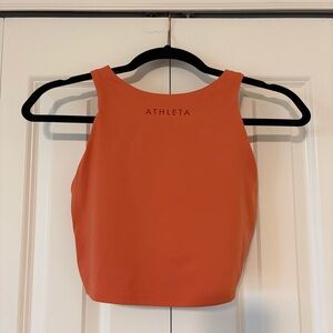Athleta Conscious Crop Train Logo Bra